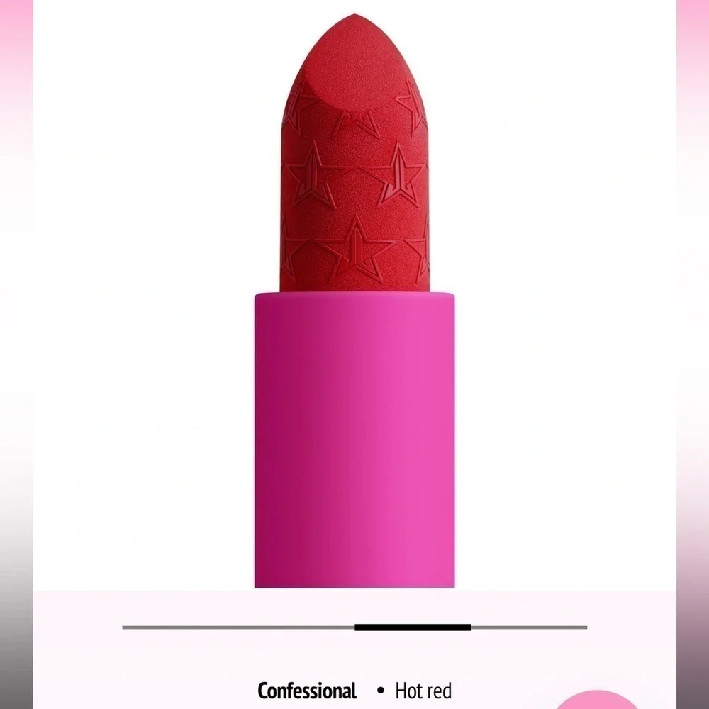 Jeffree Star Velvet Trap lipstick in color Confessional. New!